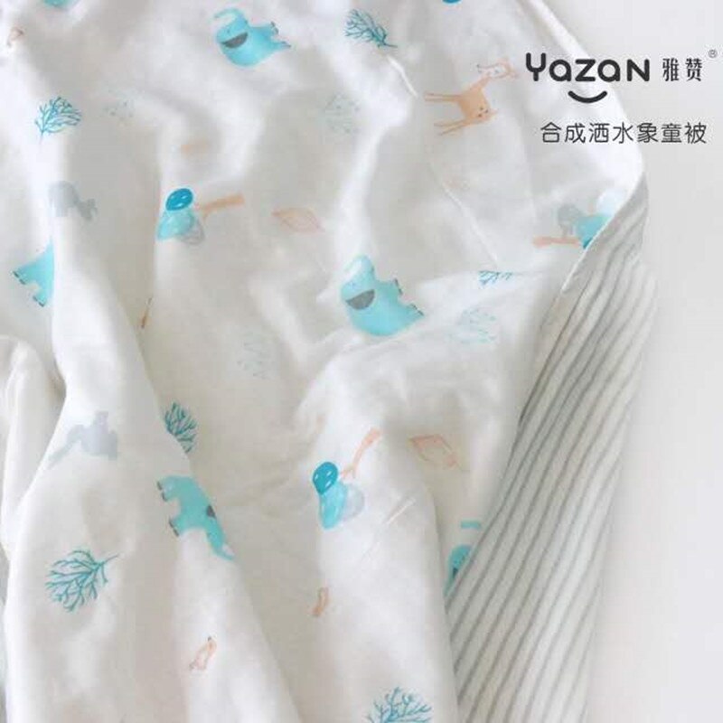 Ya Zan 105*110 6 schichten Blick Sommer Decke baumwolle Baby decke Super dicken Super Sanft schlaf decke schlafen Decke
