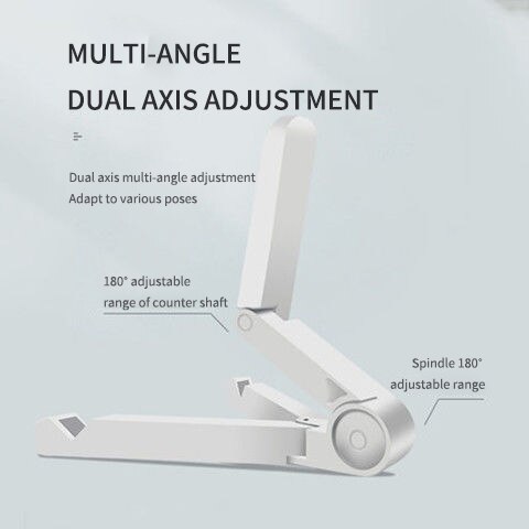 Cell Phone Universal Stand Desktop Holder Multi-angle dual axis adjustment tablet holder mobile Phone Bracket for iphone Huawei