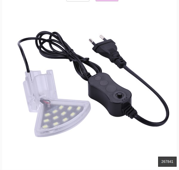 Mini Waterdicht Clip LED Aquarium Licht 5W Waterplanten Groeien Lamp Planten Groeien Licht Waterdicht Clip-on Lamp voor Fish Tank