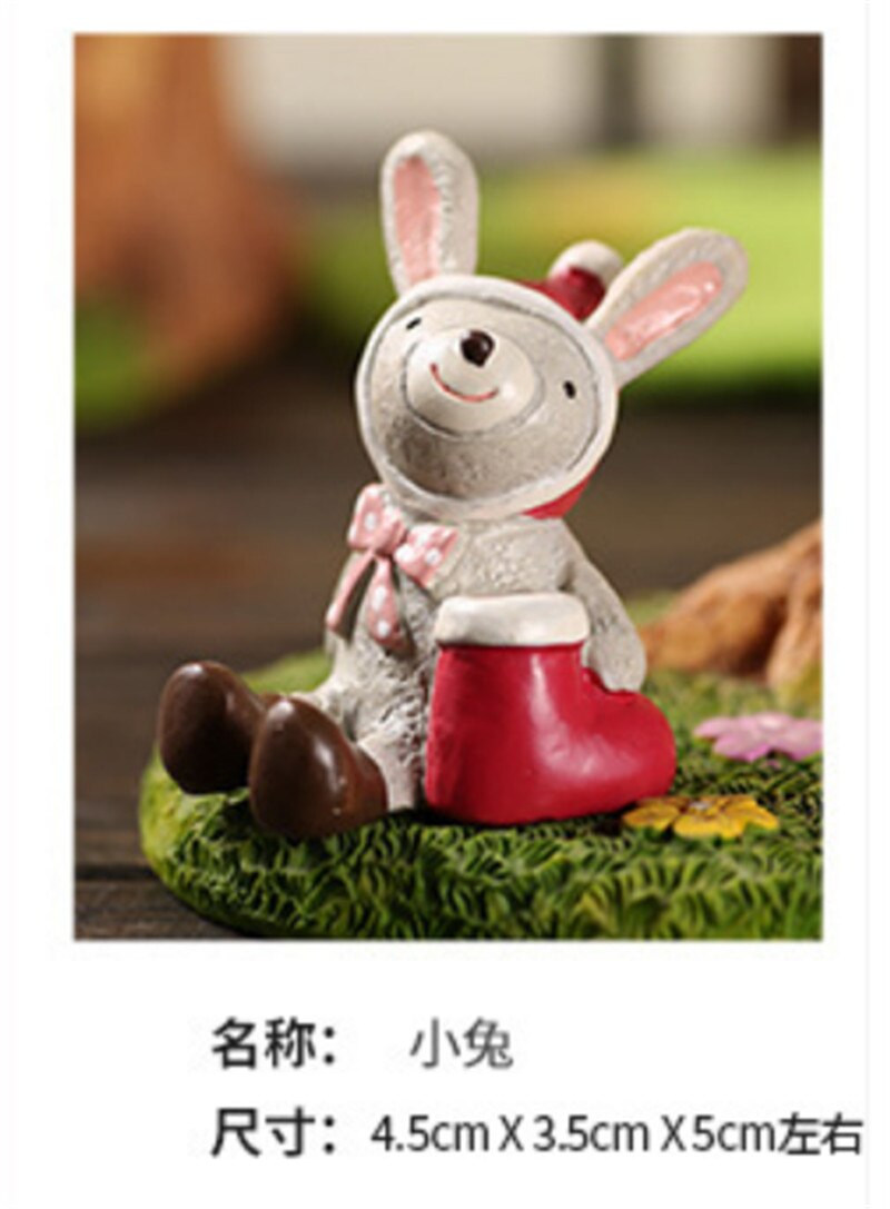 1pc akvaariokoristeet akvaariokoristeet hartsi joulukoristeet käsityöt lumiukko peura joulupukki eläinhahmo: 004