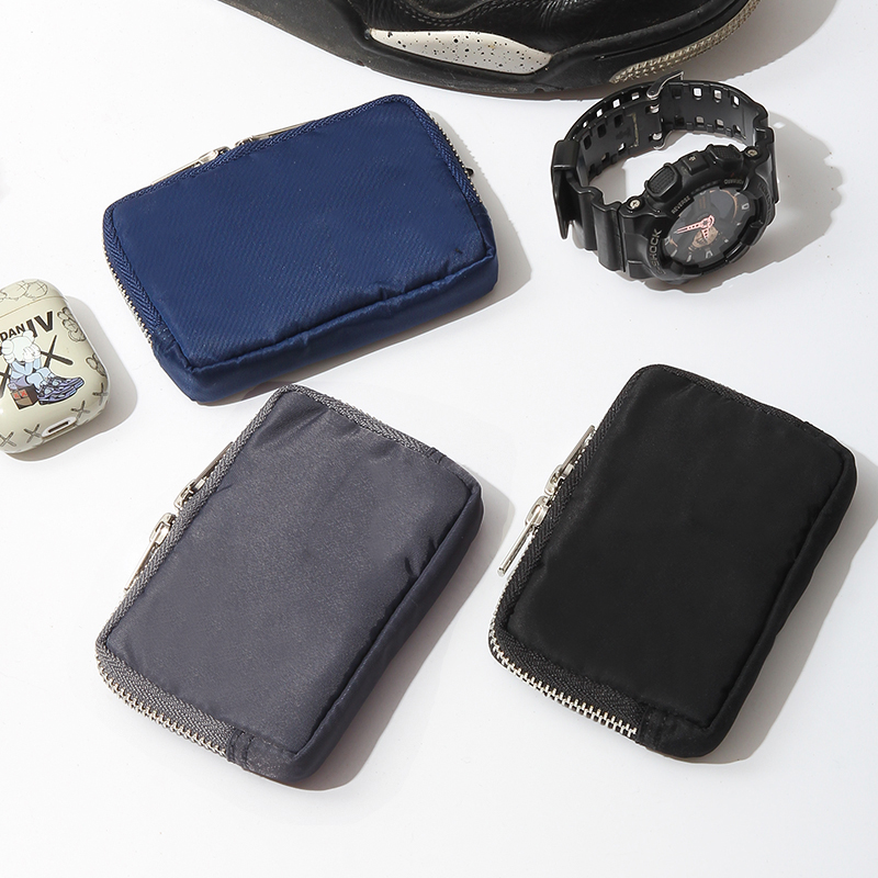 Japanische Männer Brieftasche Kurze Brieftasche Nylon Tuch lässig Schüler Brieftaschen Jugend Geldbörse Visitenkarte Halfter Neue Wasserdichte Lagerung Tasche
