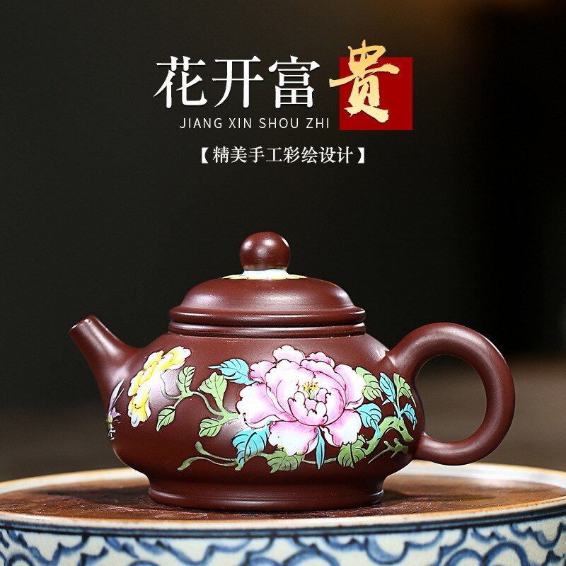 Yixing Theepot Yixing Oorsprong Bloem Pot Handgemaakte Pot Bloem Bloeiende Fugui Dagelijkse Benodigdheden