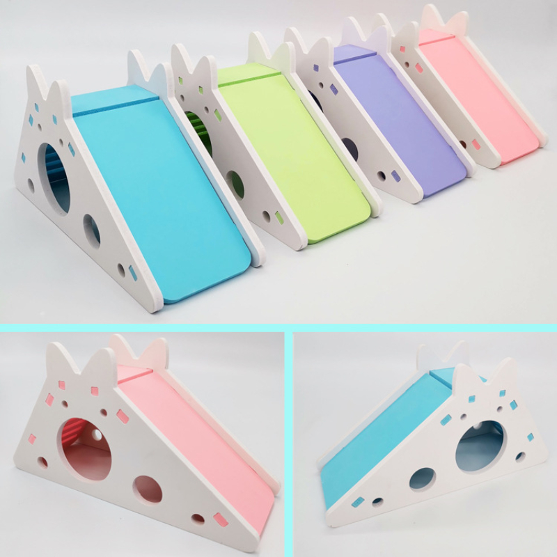 Morsom hamstersklie leke marsvin monterte sklie leker chinchilla hamsterhus bur pustende hamstertilbehør