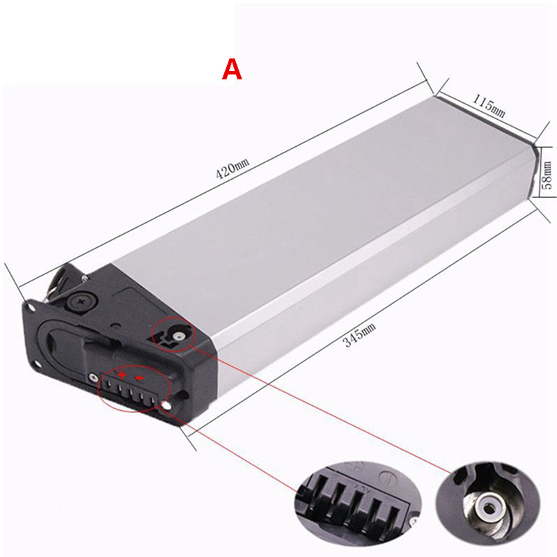 Vouwen Ebike Batterij Box Dch Serie Elektr Bike Ingebouwde Batterij Case Voor MX01 Samebike LO26 20LVXD30 Lectric Xp mate X