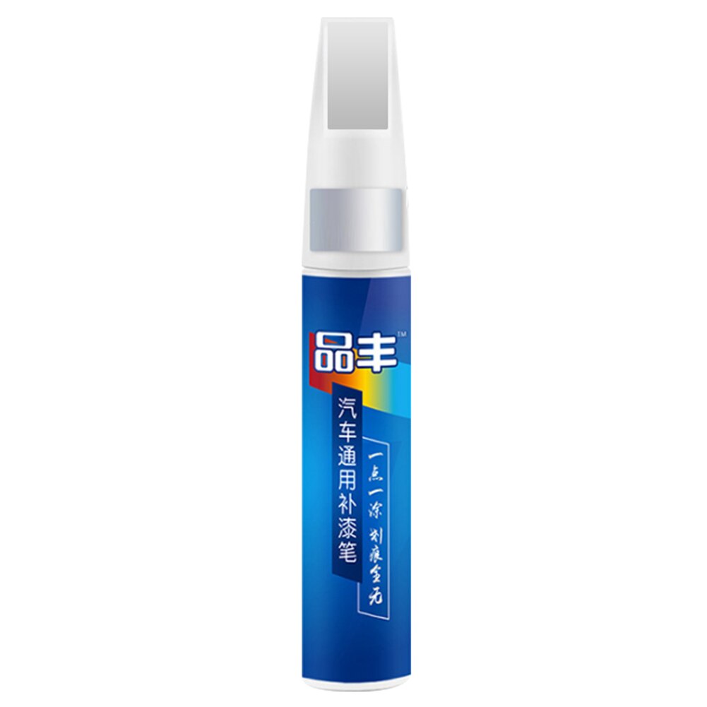 12ml bil maling pen universel auto maling pleje giftfri vandtæt klar pels ridse remover til biler i enhver farve: Sølv