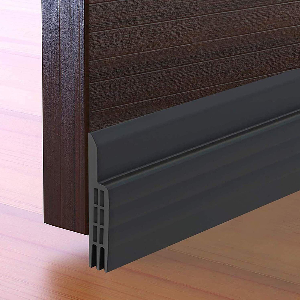 1pc 1M Porta Interna Tiraggio Estrusore Striscia Nastro di Tenuta Inferiore Tappo Per Porte Scorrevoli Senza Telaio Accessori Per La Casa: Cielo Blu