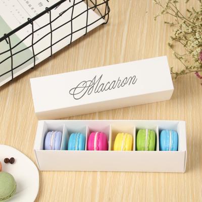 10/20Pc Wit Macaron Doos Met Roze Wit Zwart En Groen Dessert Macaron Dozen Gunsten En Verpakking dozen Voor 12 Macarons: A / 20pcs
