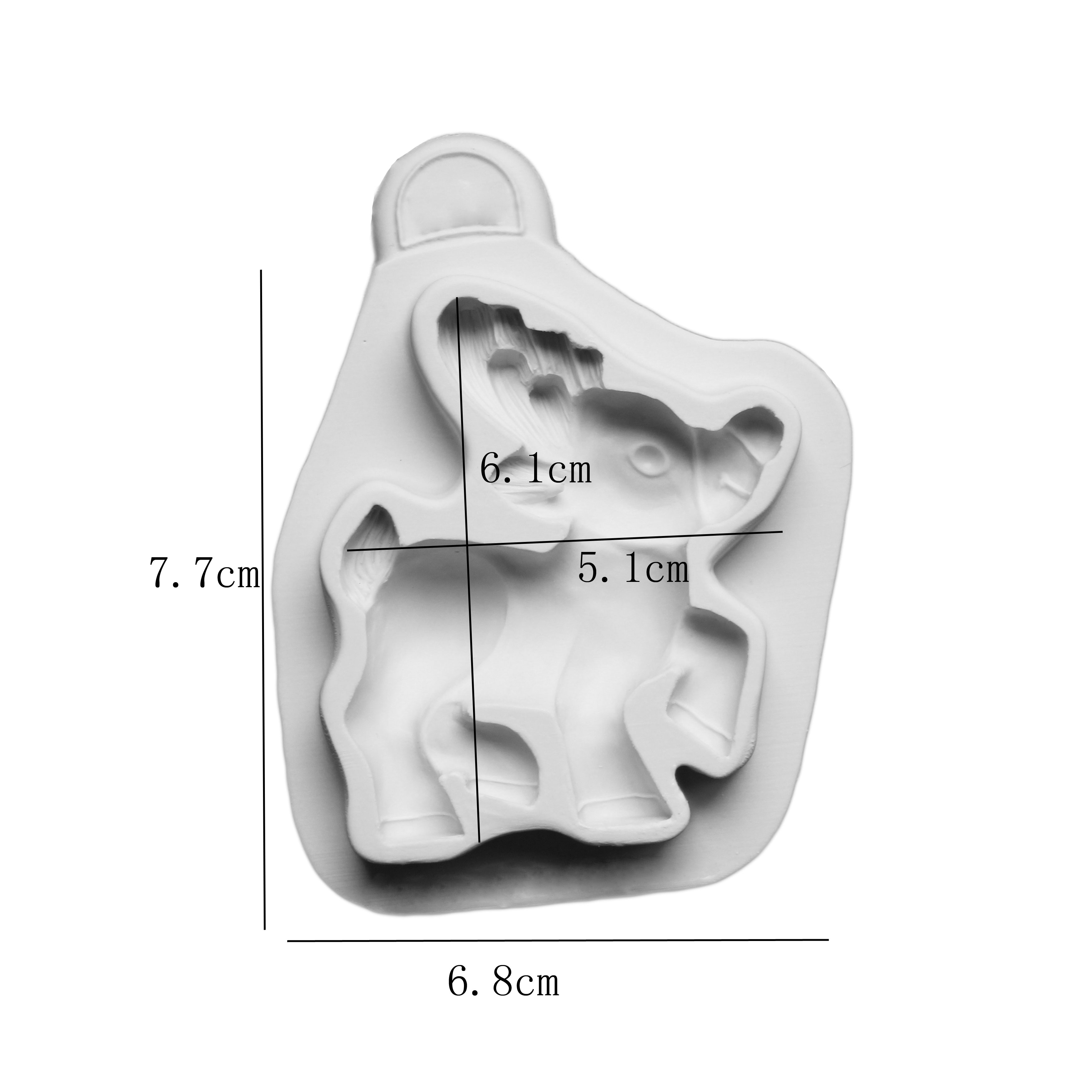 Tomteserien ren &amp; tomte &amp; isbjörn silikonform fondant tårtdekorverktyg gumpaste sugarcraft chokladformar bakverktyg: Yx1633