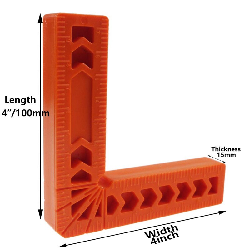 90 Degree Positioning Squares,Right Angle Corner Clamp,Woodworking Tools for Picture Frames, Boxes,Assemble Cabinets or Drawers,
