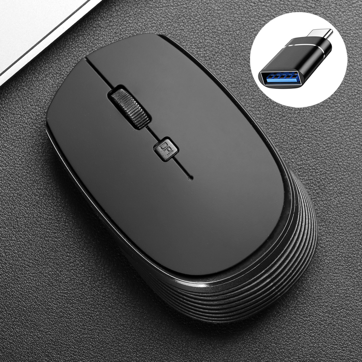 Trådløs gamingmus med usb-modtager 2.4g trådløs mus 1600 dpi optisk sensor til bærbar computer/win/mac gamermus til computer