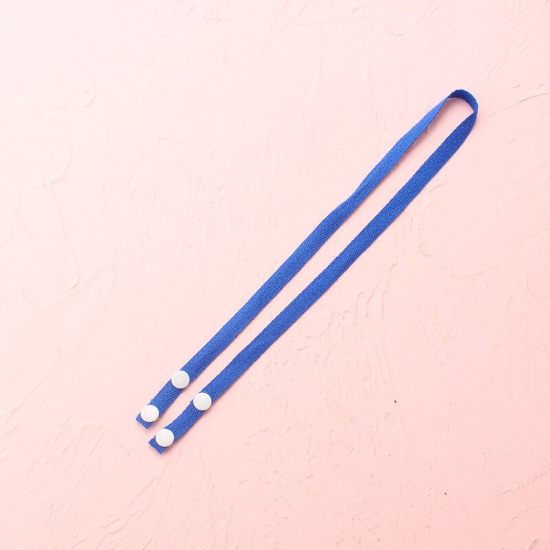 Cuerda colgante para mascarilla, cordón de Color sólido para máscara facial, soporte de cadena sin huellas para colgar en la oreja, para exteriores, para niños y adultos: 06