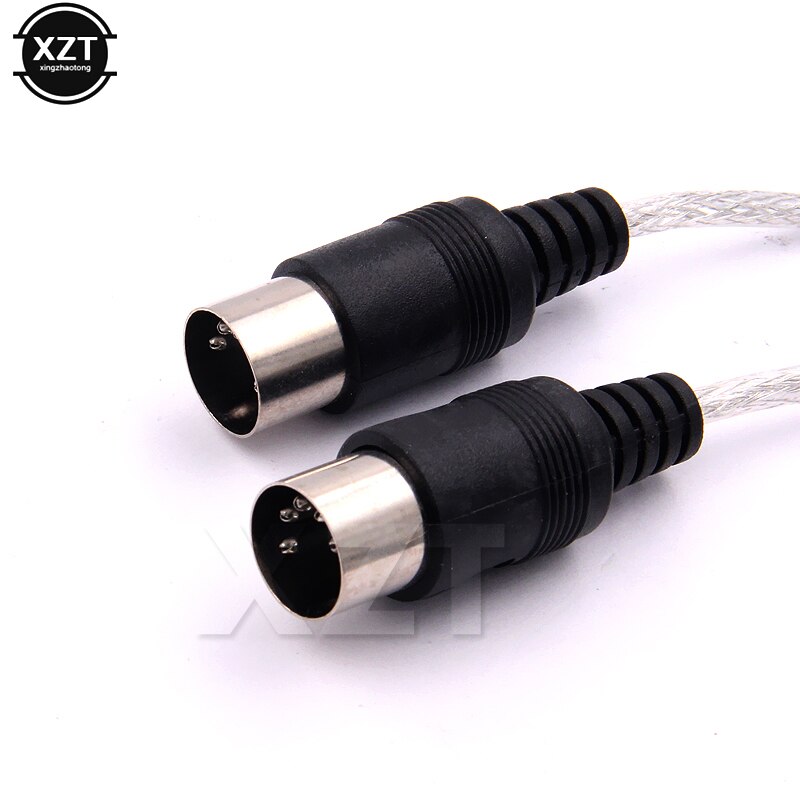 USB IN-OUT MIDI Interface Cable Converter PC to Music Keyboard Cord for Windows XP Vista and for Mac OS X operating systems
