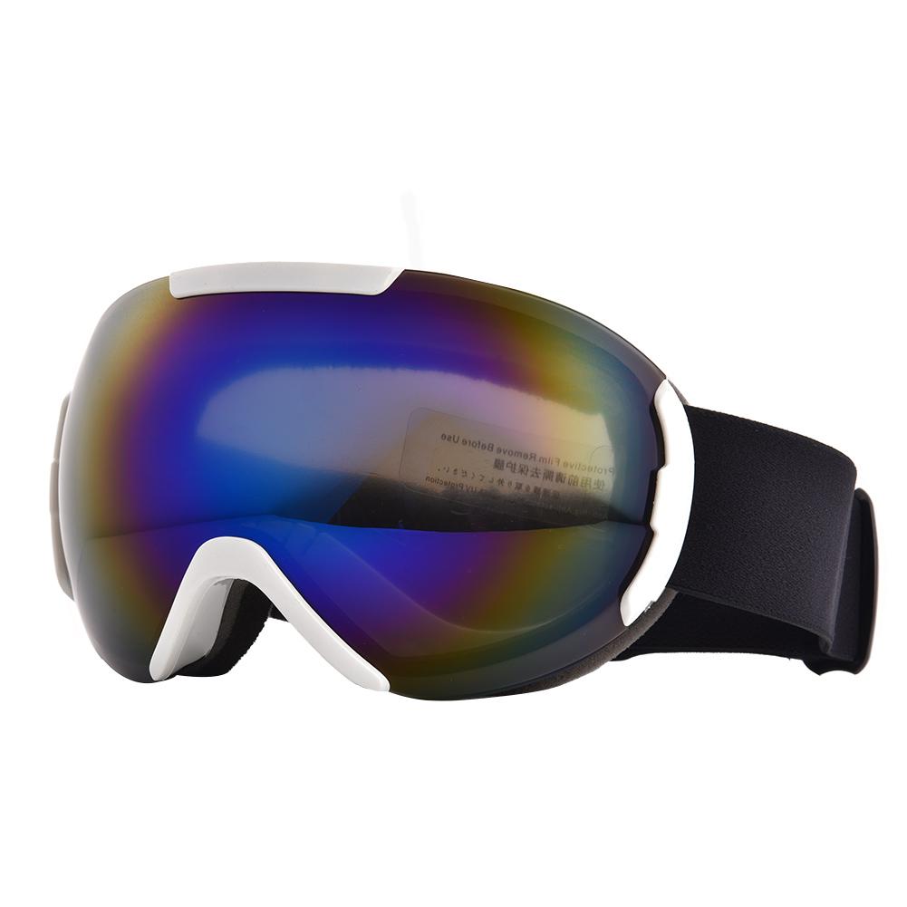 Skidglasögon snowboard sportglasögon uv-skyddande dubbelskiktad skidåkning bergsklättring stora glasögon med anti-im för herr dam: Blå