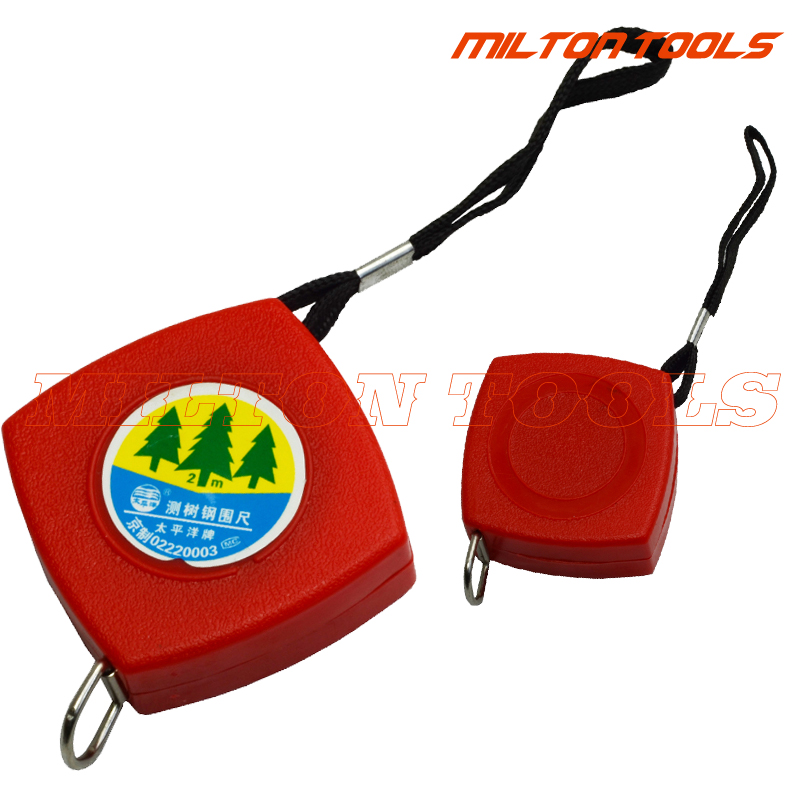 20pcs/lot! 2m steel Tree measure tape/ Tree caliper/ Tree diameter tape