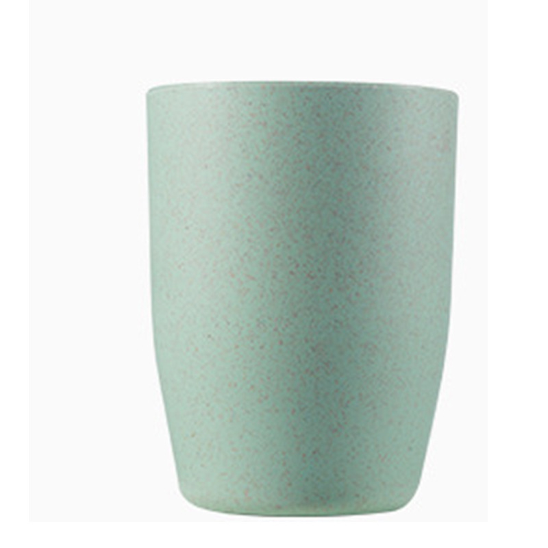 Vasos de baño de paja de trigo ambiental, enjuague bucal , cepillo de dientes, cepillo de dientes, taza de agua, taza de lavado