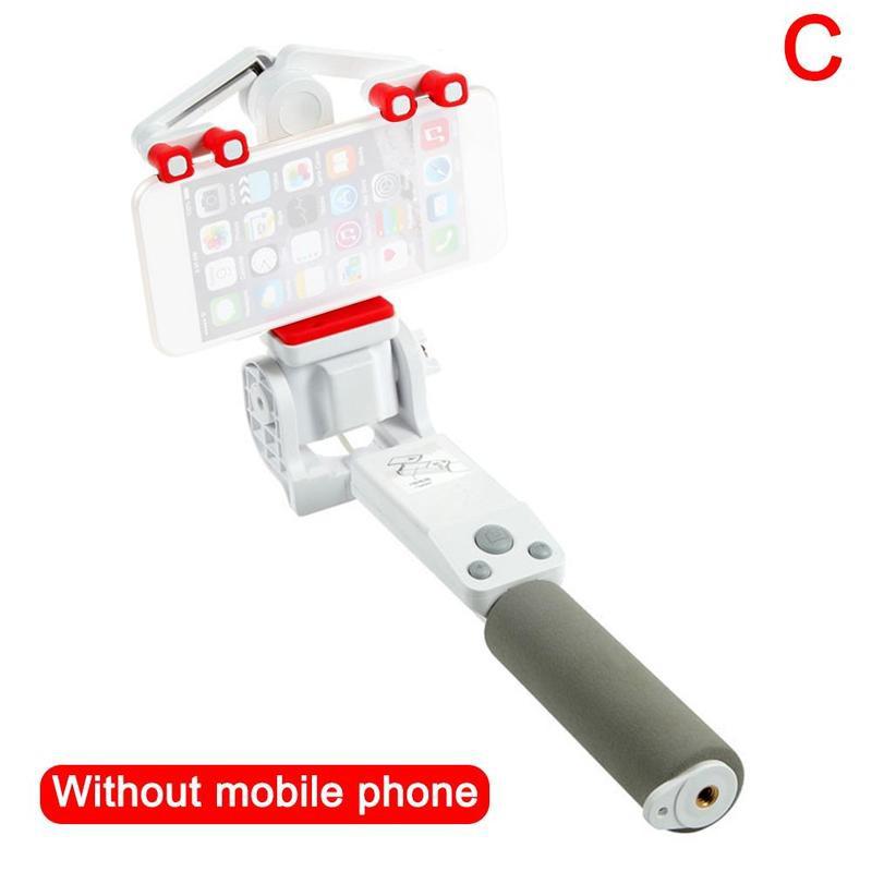 1Pc Smart 360 Rotating Selfie Stick Smart Draadloze Selfie Om Graden Stick Uitschuifbare Elektrische Cm Bluetooth 360 Breidt 100 k4S7: white