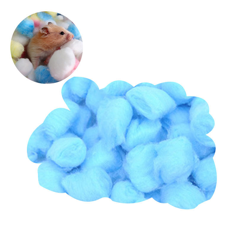 100Pcs Hamster Katoen Ballen Winter Warm Hamster Nestelen Materiaal Kleurrijke Leuke Mini Ballen Kleine Producten Huisdier Kooi Accessoires: 04