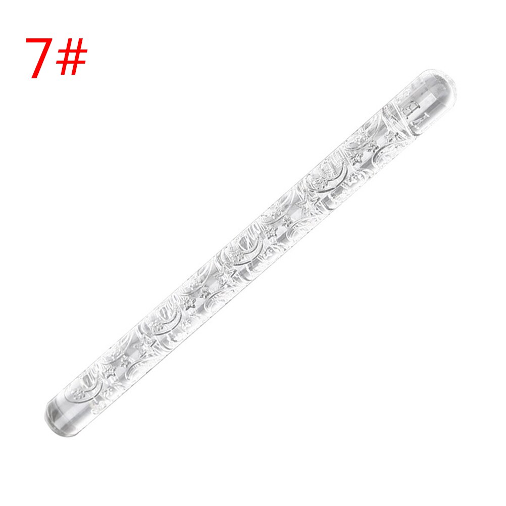 Textured Embossing Rolling Pin Fondant Cake Roller Bakeware Tools Decorating Pastry Tools Cup Top Non-stick Rolling Pin