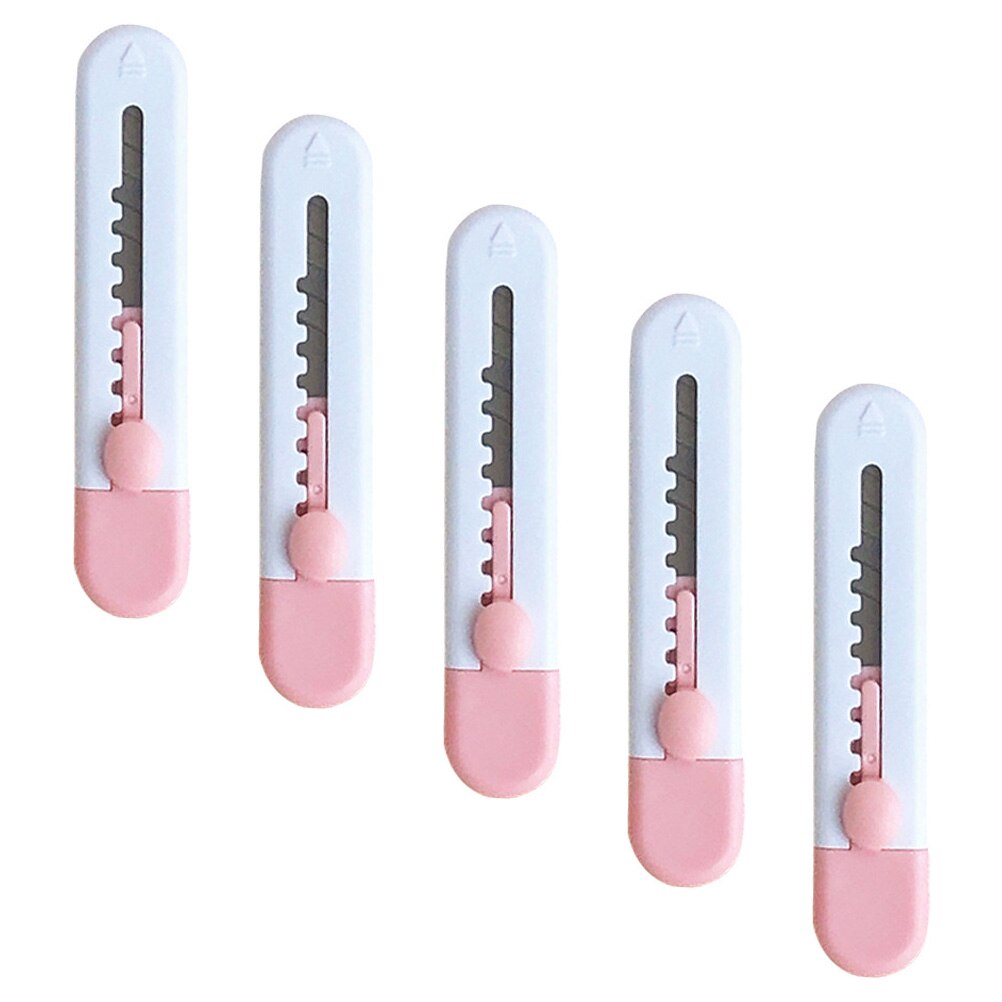5Pcs Portable Mini Cutters Multi-function Paper Cutters Convenient Craft Cutters Paper Supply: Assorted Color9.3X1.