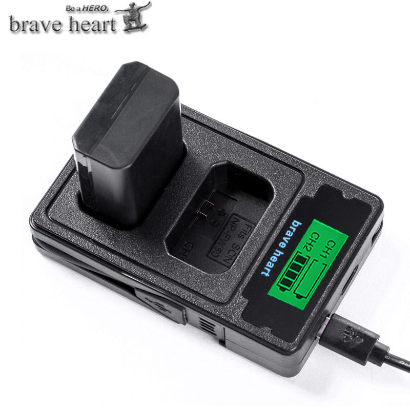 4Pcs 2000mAh NP-FW50 NP FW50 Battery + LED USB Dual Charger for Sony Alpha a6500 a6300 a7 7R a7R a7R II a7II NEX-3 NEX-3N NEX-5