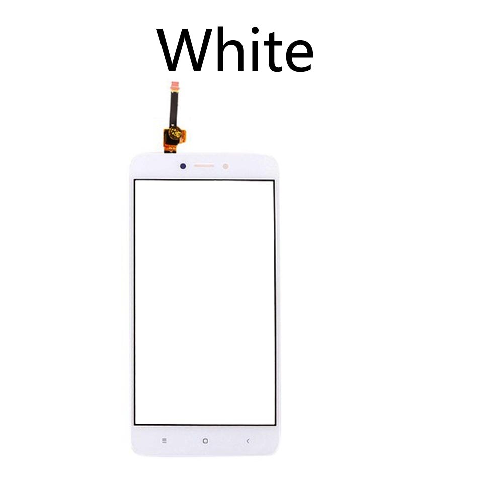 4x para xiaomi redmi 4x redmi4x painel da tela de toque sensor lcd display 5.0 "digitador vidro peças reposição: White-No tool