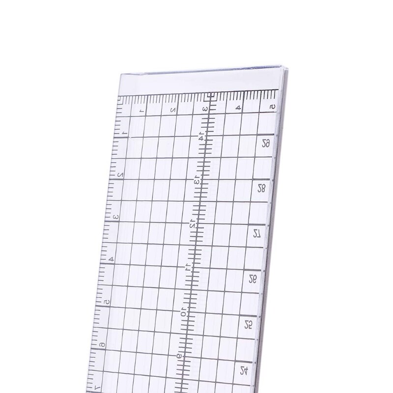 Quilting Sewing Patchwork Foot Aligned Ruler Grid Cutting Edge Tailor Crafts