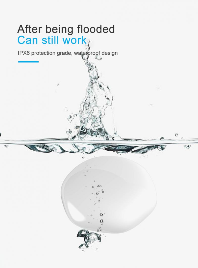 2/1pcs WiFi Water Immersion Sensor Waterproof For Home Remote Alarm Security Soak Sensor Water Leak Detector Smart Home