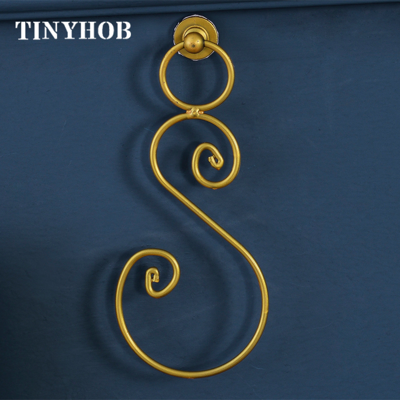 1 Pc Golden Gordijn Holdback Muur Tie Houder Wit/Zwart Gordijn Accessoires Home Decor Minimalisme Gaas Gordijn Tieback