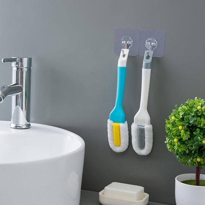 1pc Long Handle Soft Shoe Brush Cleaning Supplies Multifunctional Decontamination Household Foaming Brush Shoe Bru N7M6