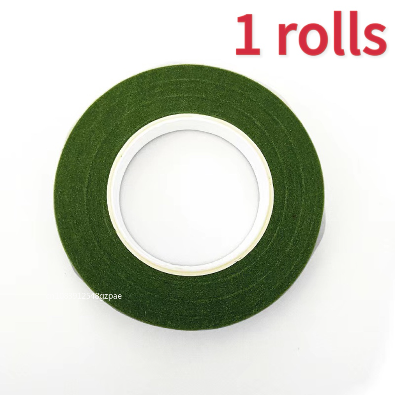 20/1 Rollen grünes Blumenstrauß-Blumenbänder, selbstklebendes Staubblatt-Geschenkpapier, DIY-Blumen-Dekor für Floristen, Hochzeit, Party-Requisiten: Lichtdurchlässig