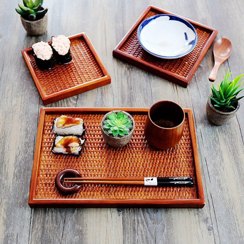 bamboo tea tray solid bamboo tea board kung fu tea tools for cup teapot crafts tray environment nature