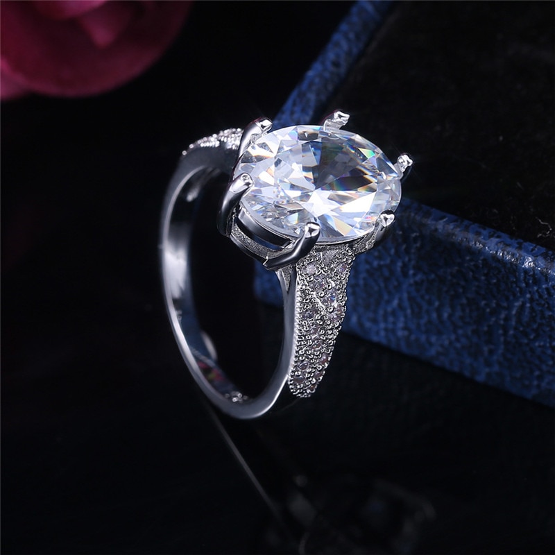 Marquise Cut Promise Ring Zilver Kleur Aaaaa Cz Verklaring Engagement Wedding Band Ringen Voor Vrouwen Birdal Fijne Sieraden