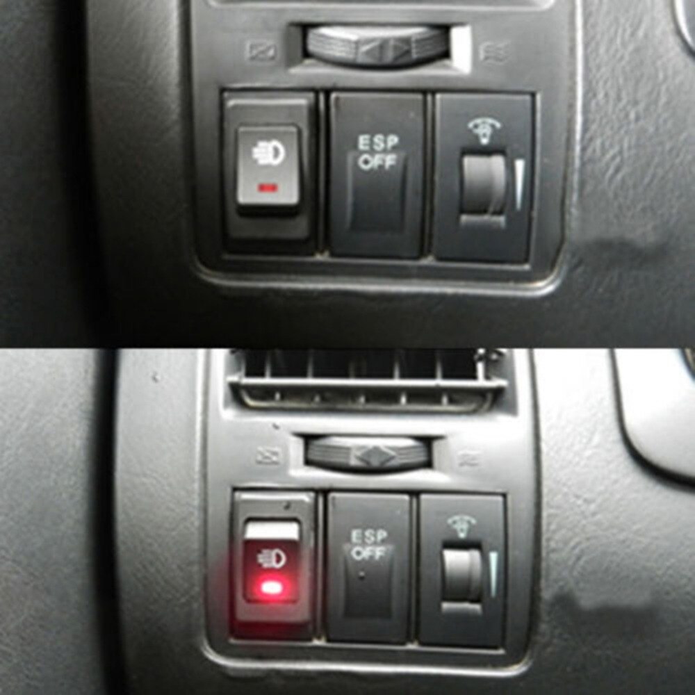 Automobile modification switch Blue LED Rocker Switch Fog Light Lamp headlights for Universal car Modification Accessories