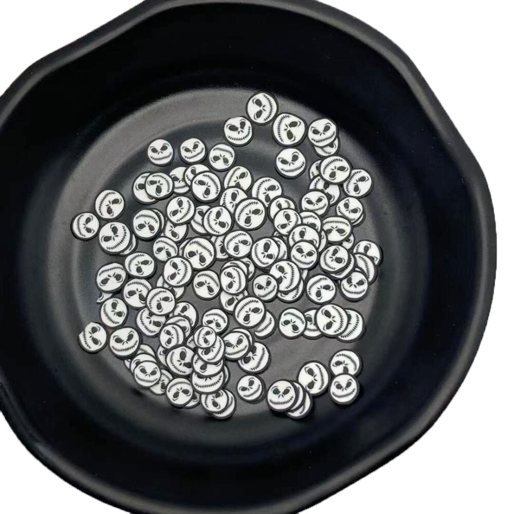 50g Venom Jar Slices Slices Polymer Clay Sprinkles for DIY Craftsman Slime Filling Nail Art Halloween Decoration Accessories: 8