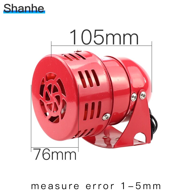Frau-190 AC 220V 110V DC 12V 24V 110DB Mini Metall Motor- Sirene Industrie Alarm Tonne elektrische schutz gegen diebstahl Bergwerk Alarm