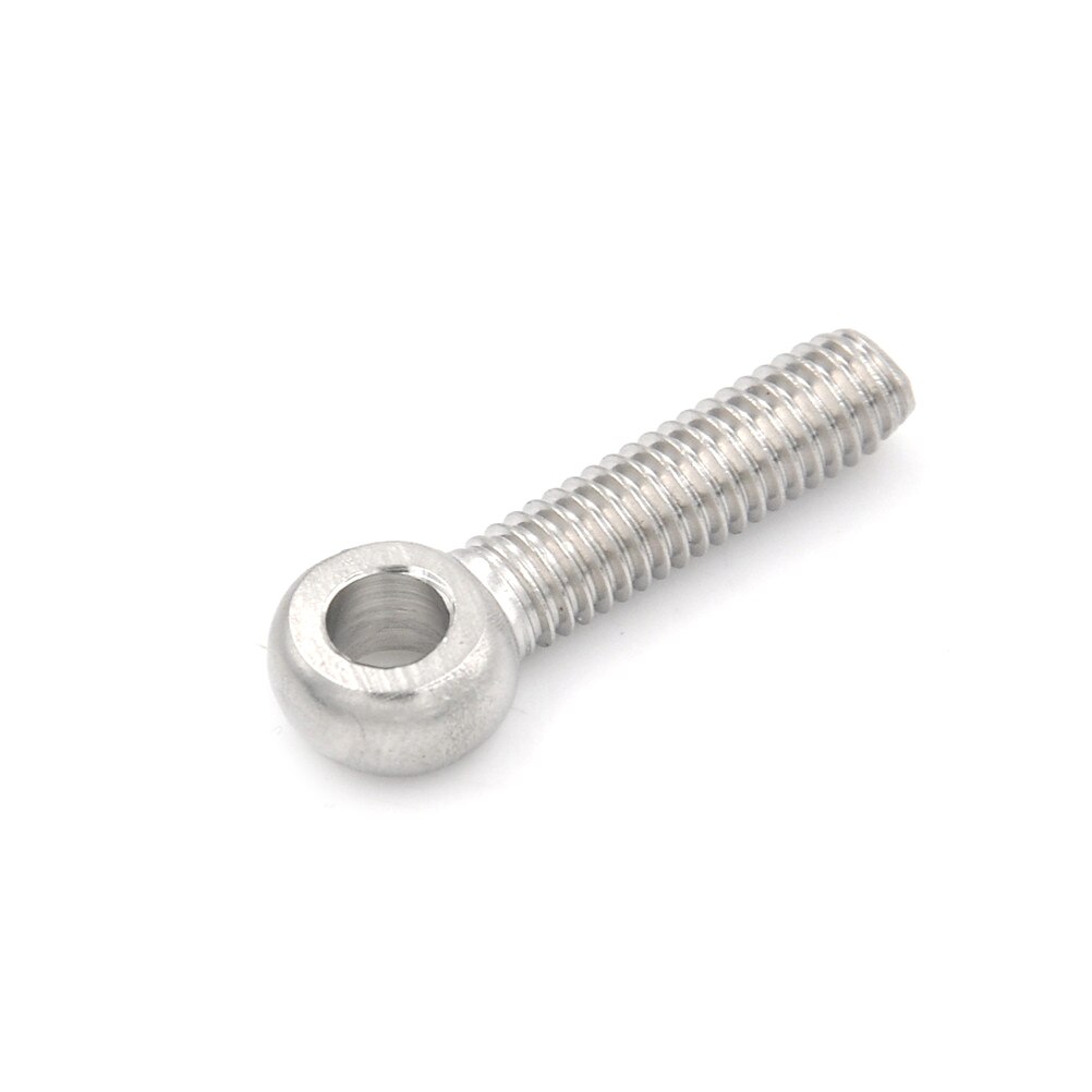1 stk 304 stål øje bolt  m6*25mm skrue o ring hoved aksel pin split pin aksel pin dyvel bolt maskineri skulder løftebolt