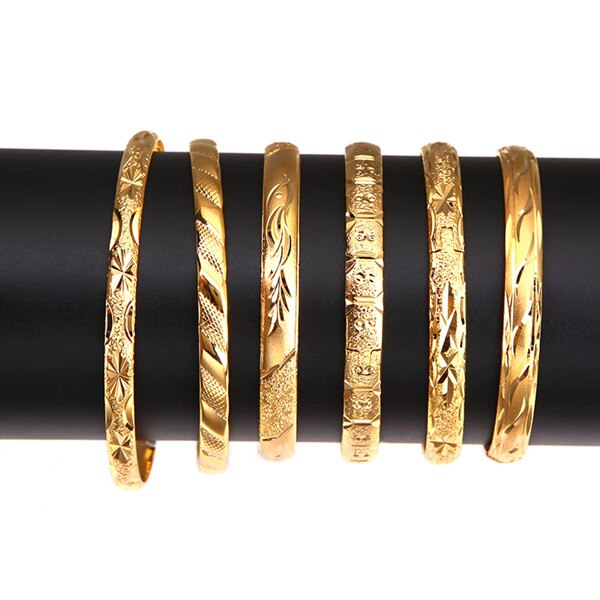 Etíope Dubai Jóias de Ouro Mulheres Pulseiras Pulseiras Bangles Para Etíope África Árabe Bangles Jóias: G