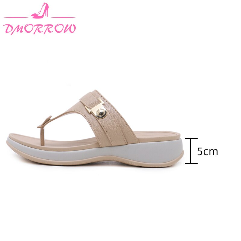 Jandals Wedges Ethnic Women's Slippers Comfortable Women's Summer Shoes