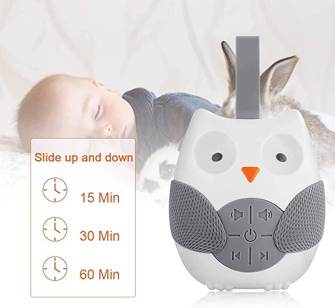 Baby Bed Slaap Helper Uil Muziekspeler Lullaby Slaap Geluid Apparaat Baby Vroege Onderwijs Speelgoed