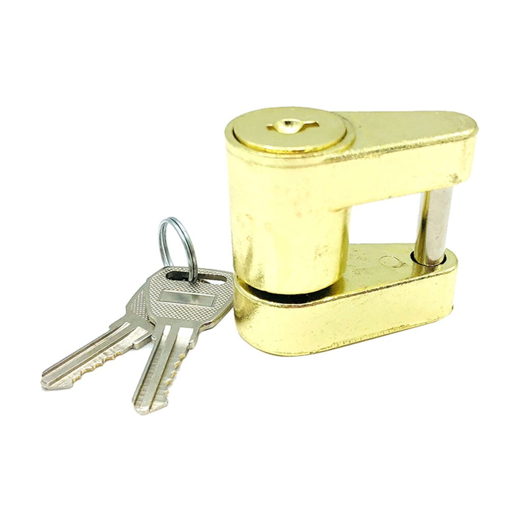 1/4" Trailer Coupler Latch Lock Safety Pin Hitch Anti Theft Towing Hauling