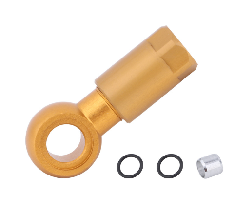 Aguja de manguera de freno de disco hidráulico para bicicleta, Oliva, SLX XT, HB-90, M775, M785, M9100, M8000: gold