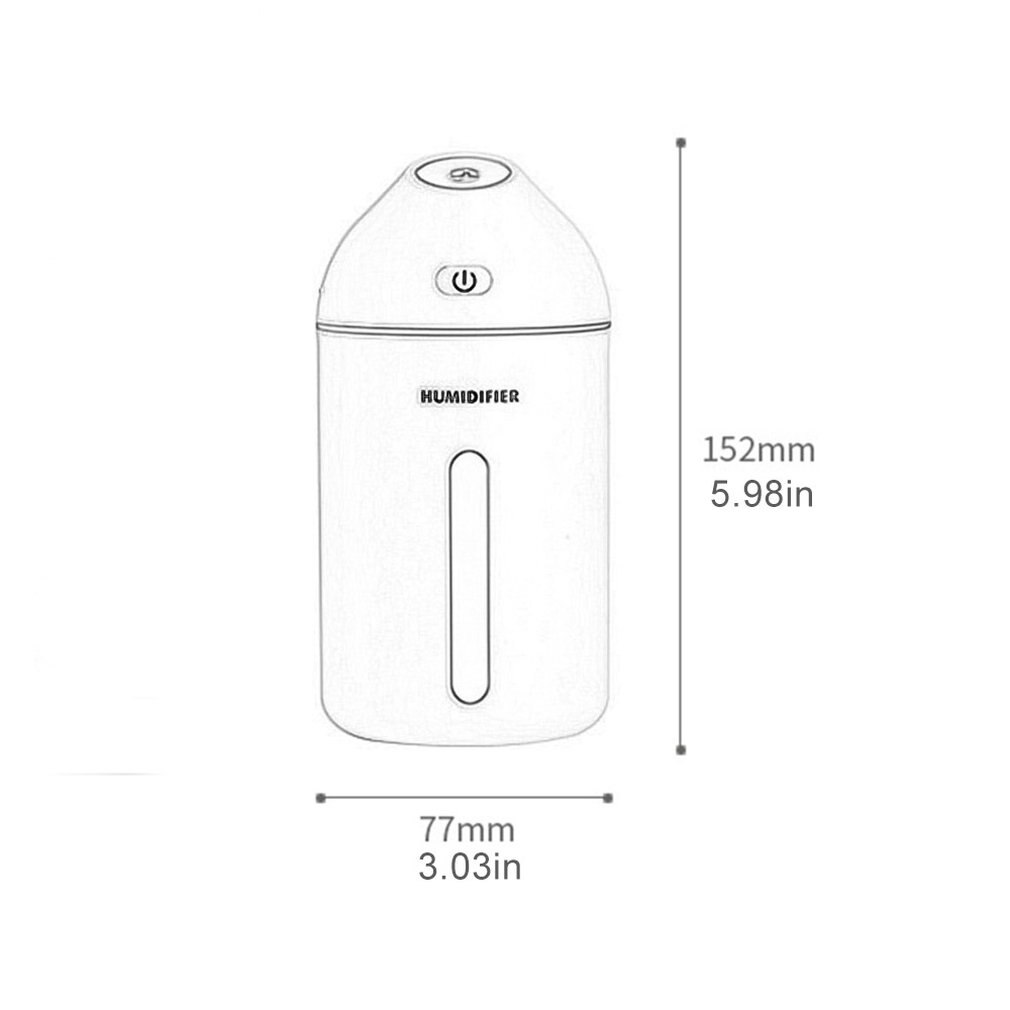 Office Portable Aroma Essential Oil Diffuser Durable Car Large Capacity Usb Humidifier For Bz1597