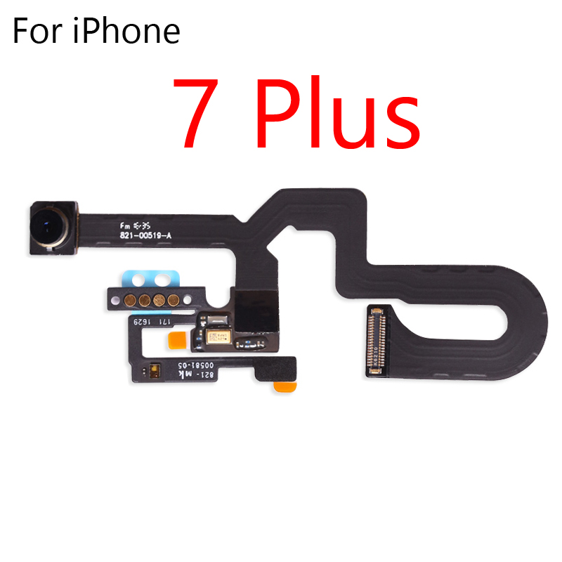 Mały przedni aparat dla iPhone 6 6s 7 8 Plus 5S SE 2020 czujnik zbliżeniowy twarz przednia kamera Flex Cable telefon naprawa części