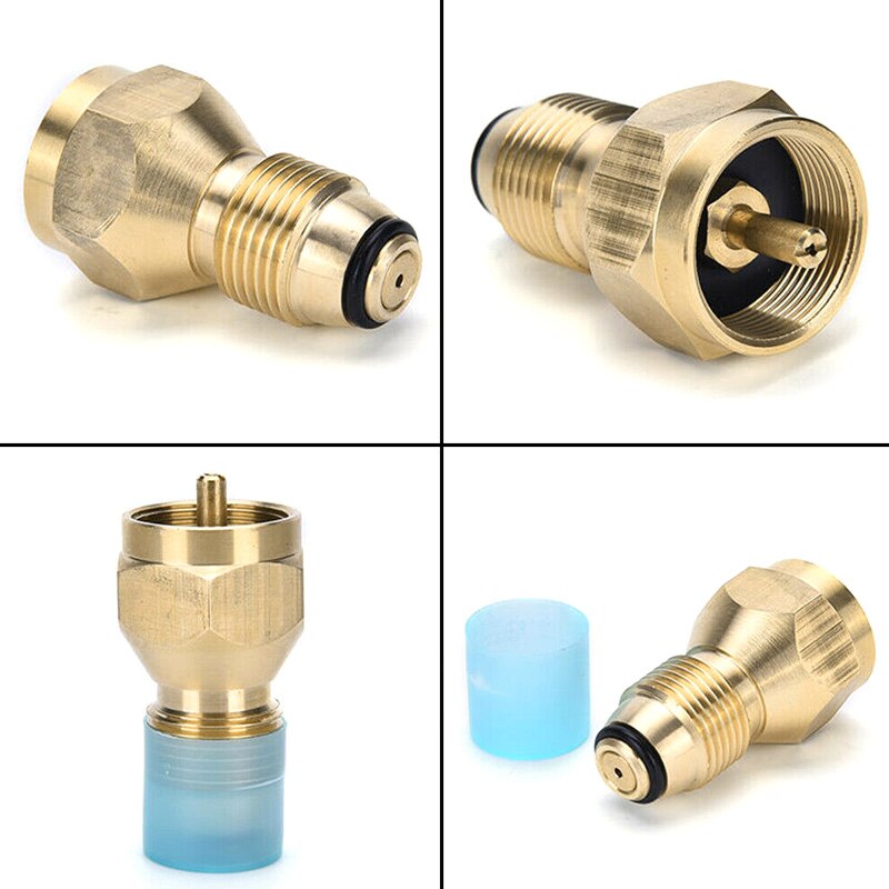 Propane Tank Refill Adapter Gas Cylinder Canister Filler Coupler Brass Accessories MC889
