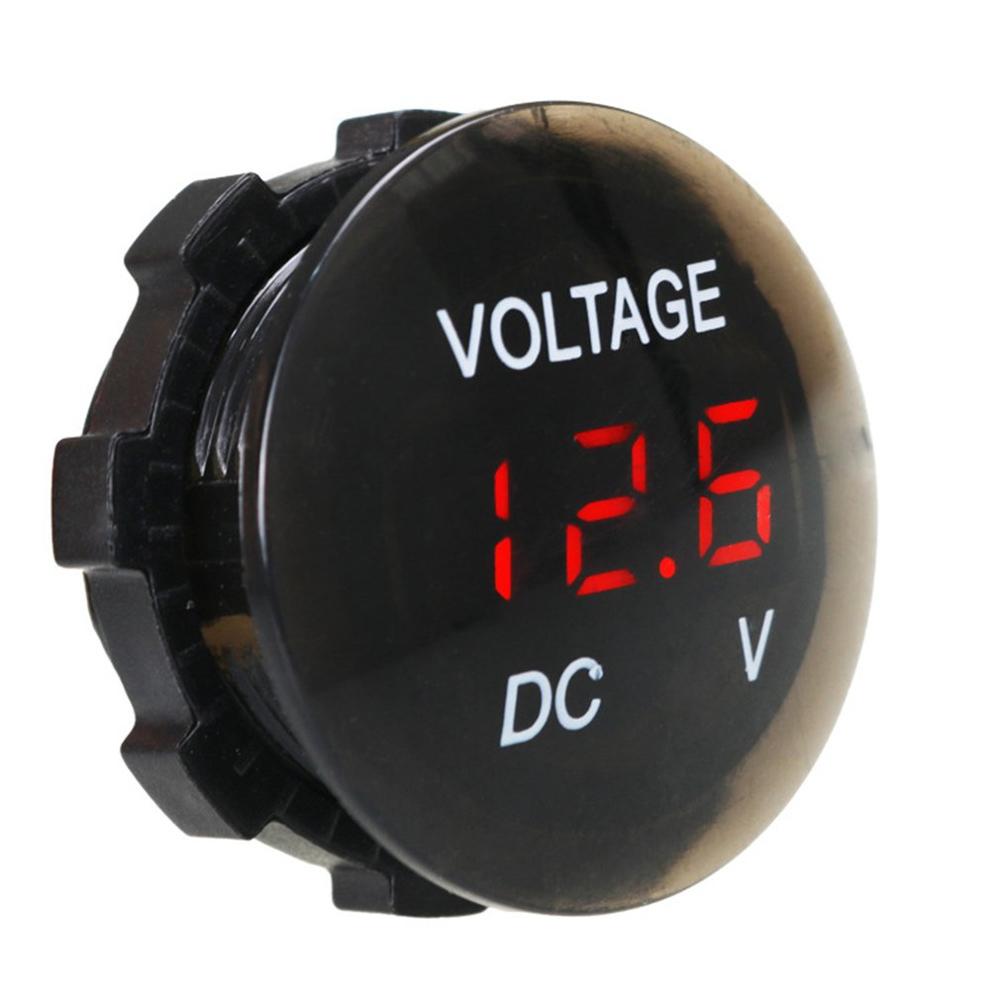 Monitoring Easy For You To Know The Status Of The Battery Car Battery Voltmeter Dc Led Digital Display Short Smooth Voltmeter