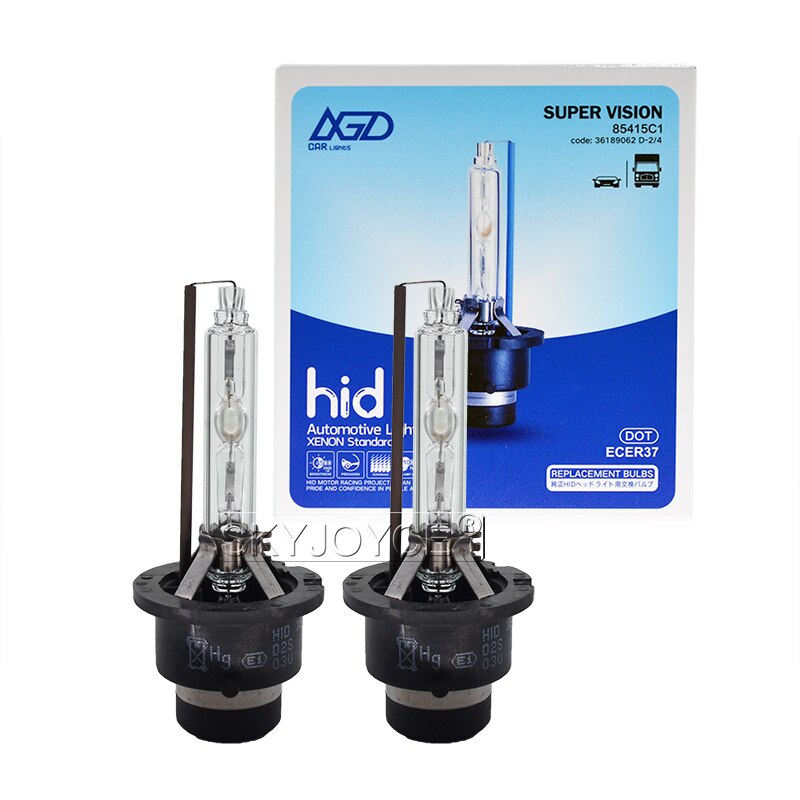 Skyjoyce 2Pcs 35W Xenon D2S Vervanging Hid Lamp D4S Xenon Hid Lampen 5500K Super Snelle Heldere d2R D4R Auto Koplampen