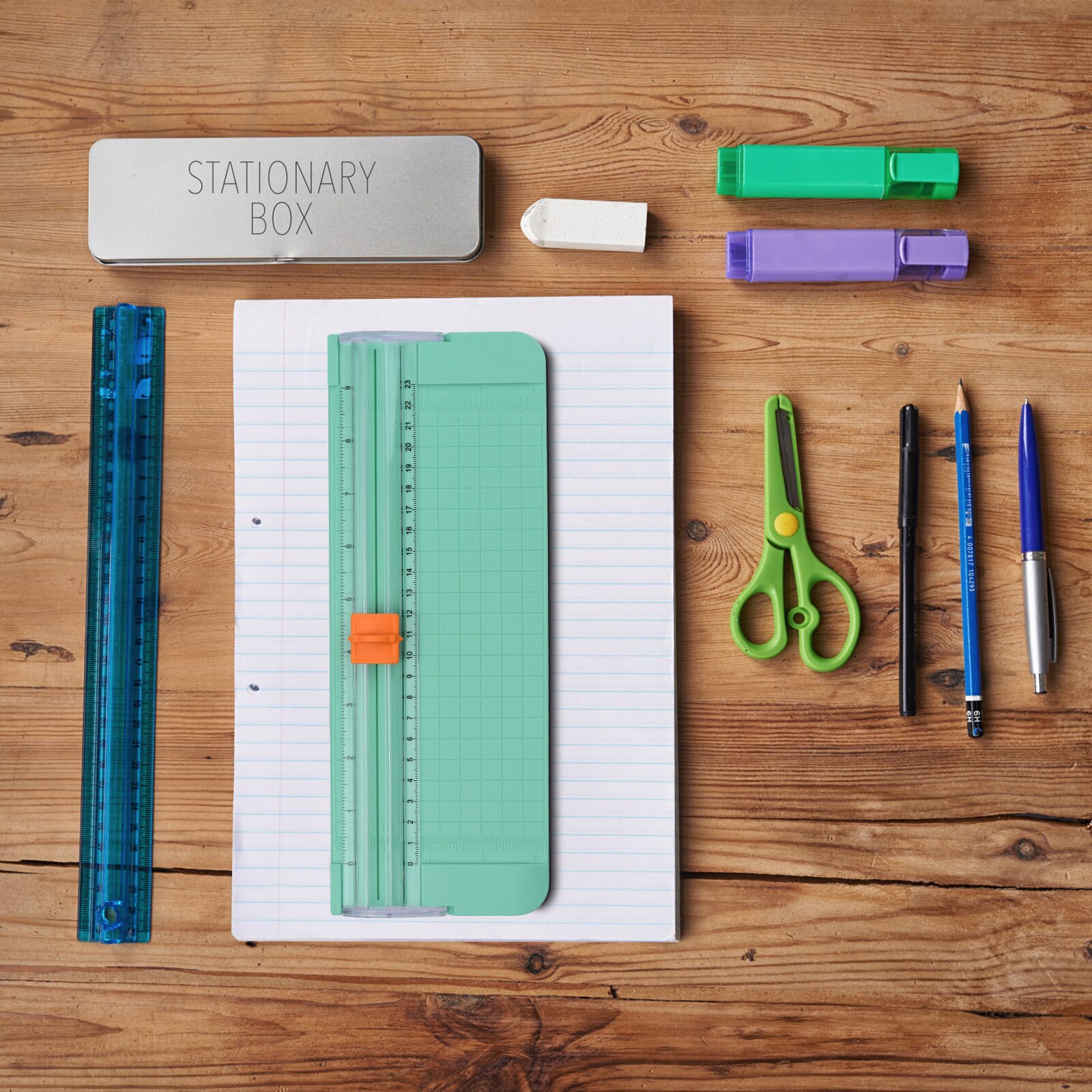 A5 Mini Portable Paper Trimmer Paper Cutter Cutting Machine 9Inch Cutting Length for Craft Paper Photo Laminated Paper Scrapbook