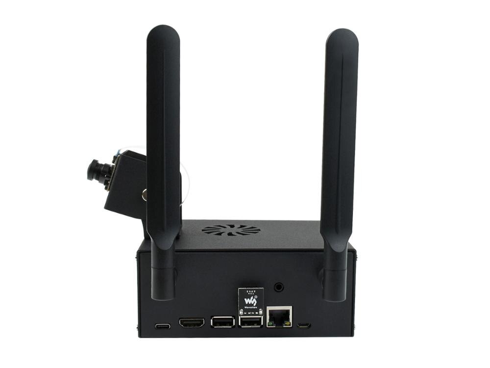 Waveshare – boîtier en métal, spécialisé pour le Kit de développement Jetson Nano 2 go, de châssis Mini PC, corps en métal solide