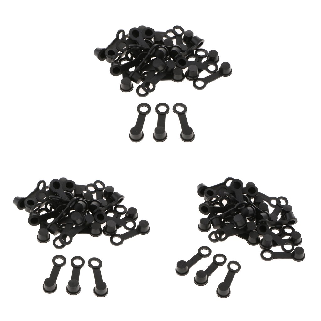 90PCS Brake Bleeder Screw Caps Grease Zerk Fitting Cap Rubber Dust Cover