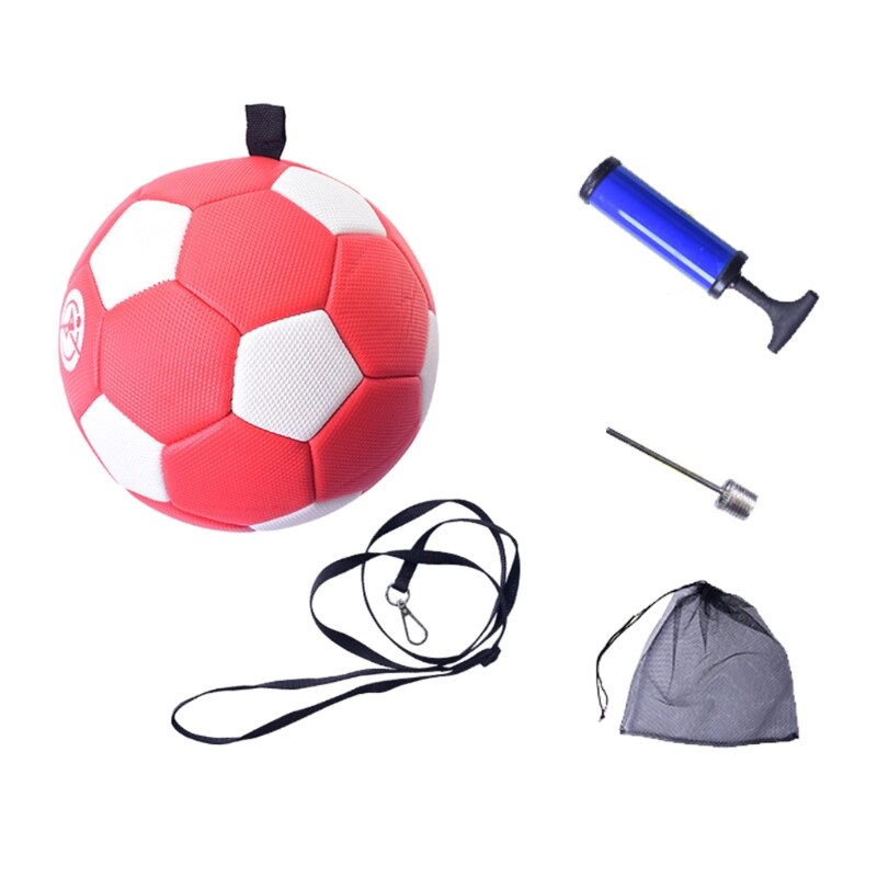 Balón de entrenamiento de fútbol N0HA, balón de fútbol inteligente juvenil con correa para malabares, Control de pie, práctica de patadas, cordón ajustable: A 2